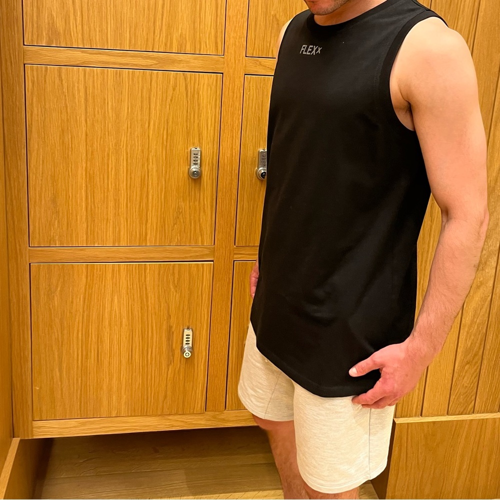 Men's Black Tank Top - Picture 3 of 4